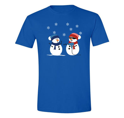 Free Shipping Mens 2 Snowman Stick Up Robber Ugly Christmas Sweater Snowflake Snow Holiday Gift Xmas Funny Party Hat Winter Crewneck T-Shirt