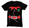 Free Shipping Mens Elf Shirt Poinsettia Holly Belt Ugly Sweater Christmas Party Crewneck T-Shirt