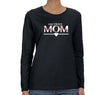Free Shipping Womens Softball Mom Baseball Diamond Field Gift Mother Game Day Sports Lover Team School Fan Home Run Long Sleeve T-Shirt