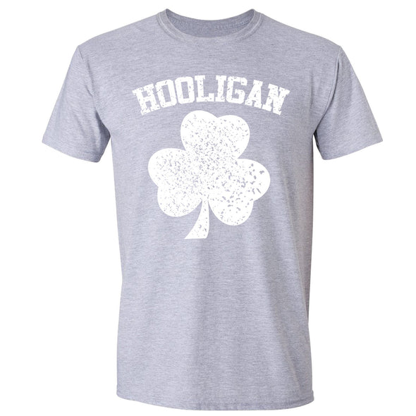 Free Shipping Mens St. Patrick's Day Saint Paddy Drunk shirt Hooligan Shamrock Clover Irish Crewneck T-Shirt