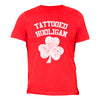 Free Shipping Mens St. Patrick's Day Saint Paddy Drunk shirt Tattooed Hooligan Shamrock Clover Irish Crewneck T-Shirt