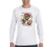 Free Shipping Mens Time Flies When You're Having Rum Pirate Skull Crossbones Jolly Roger Treasure Gold Shipwreck Gaspar Long Sleeve T-Shirt