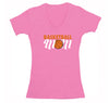 Free Shipping Womens Basketball Mom Sports Fan Play Game Day Team Coach Gift Slam Dunk Score Hoop Court V-Neck T-Shirt