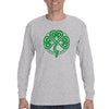 Free Shipping Mens St. Patrick's Day Saint Paddy Drunk shirt Celtic Knot Shamrock Clover Irish Mens Long Sleeve T-Shirt