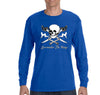 Free Shipping Mens Surrender The Booty Pinup Girl  Pirate Skull Crossbones Swords Jolly Roger Ship Treasure Gaspar Gift Long Sleeve T-Shirt