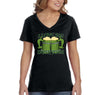 Free Shipping Women's I Love Big Irish Jugs Funny Whiskey Beer St. Patrick's Day V-Neck T-Shirt