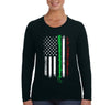 Free Shipping Women's Shillelagh Flag Irish Ireland Clover Shamrock Beer USA St. Patrick's Day Long Sleeve T-Shirt