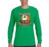 Free Shipping Men's Irish American USA Flag Pride St. Patrick's Day Clover Shamrock Shenanigans Long Sleeve T-Shirt
