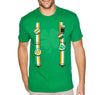 Free Shipping Men's Irish Suspenders St. Patrick's Day Funny Party Leprechaun Beer T-Shirt