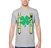 Free Shipping Men's Irish Suspenders St. Patrick's Day Funny Party Leprechaun Beer T-Shirt