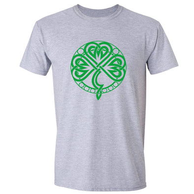 Free Shipping Mens St. Patrick's Day Saint Paddy Drunk shirt Celtic Knot Shamrock Clover Irish Crewneck T-Shirt