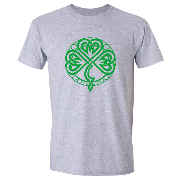 Free Shipping Mens St. Patrick's Day Saint Paddy Drunk shirt Celtic Knot Shamrock Clover Irish Crewneck T-Shirt