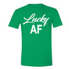 Free Shipping Mens St. Patrick's Day Saint Paddy Drunk shirt Lucky AF Shamrock Clover Irish Men Women Unisex Crewneck T-Shirt