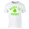 Free Shipping Mens St. Patrick's Day Saint Paddy Drunk shirt Ready to Paddy Shamrock Clover Irish Men Women Unisex Crewneck T-Shirt