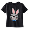 Free Shipping Youth Toddler T-Shirt Bunny Rabbit Cool Shirt Easter Egg Peep Spring Hippy Hop Hip Eyeglasses Kids Crewneck T-Shirt