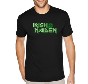 Free Shipping Men's Irish Maiden St. Patrick's Day Clover Beer Drinking Celtic Party Funny Shamrock Shenanigans T-Shirt
