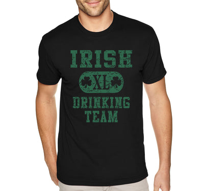 Free Shipping Mens Irish Drinking Team St. Patrick's Day Funny Party Shenanigans Beer Mens Crewneck T-Shirt