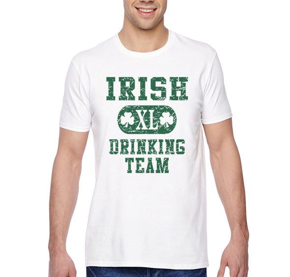 Free Shipping Mens Irish Drinking Team St. Patrick's Day Funny Party Shenanigans Beer Mens Crewneck T-Shirt