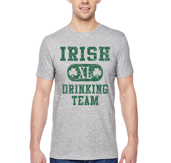 Free Shipping Mens Irish Drinking Team St. Patrick's Day Funny Party Shenanigans Beer Mens Crewneck T-Shirt