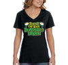 Free Shipping Women's Designated Drunk Irish Funny Whiskey Beer St. Patrick's Day V-Neck T-Shirt