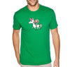 Free Shipping Men's Leprechaun Riding Unicorn Clover Shamrock Party Funny Shenanigans Whiskey Drinking Irish Beer St. Patrick's Day T-Shirt