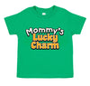Free Shipping Youth Toddler Kids Mommy's Lucky Charm St. Patrick's Day Clover T-Shirt