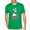 Free Shipping Men's Pug Dog Ears Easter Bunny Holiday Crewneck Short Sleeve T-Shirt Rabbit Lover Funny Egg Hunt Spring Gift Cute Tee
