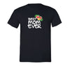 Free Shipping Men's Best Mom Ever Flowers Mother's Day Crewneck Short Sleeve T-Shirt Birthday Gift Spring Aunt Nana Mother Grandma Tee