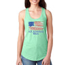 Free Shipping Women's All American Mom USA Flag Mother's Day Racer-back Tank-Top Birthday Gift Spring Aunt Nana Mother Grandma Tee