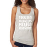 Free Shipping Women's Tequila It's Mexico Somewhere Cinco De Mayo Spring Break Racer-back Tank-Top Birthday Gift Drinking Summer Party