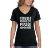 Free Shipping Women's Tequila It's Mexico Somewhere Cinco De Mayo Spring Break V-Neck Short Sleeve T-Shirt Birthday Gift Summer Party