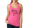 Free Shipping Women's Mamma Mama For Life XoXo Heart Mother's Day Racer-back Tank-Top Birthday Gift Spring Aunt Nana Mother Grandma Tee