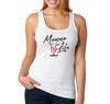 Free Shipping Women's Mamma Mama For Life XoXo Heart Mother's Day Racer-back Tank-Top Birthday Gift Spring Aunt Nana Mother Grandma Tee