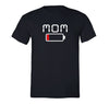 Free Shipping Men's Mom Battery Low Funny Mother's Day Crewneck Short Sleeve T-Shirt Birthday Gift Aunt Nana Mother Grandma Tee