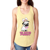 Free Shipping Women's Pug Dog Ears Easter Bunny Holiday Racer-Back Tank-Top Rabbit Lover Funny Egg Hunt Spring Gift