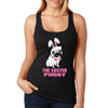 Free Shipping Women's Pug Dog Ears Easter Bunny Holiday Racer-Back Tank-Top Rabbit Lover Funny Egg Hunt Spring Gift