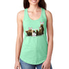 Free Shipping Women's Feed the Bunnies Bears Funny Easter Holiday Racer-Back Tank-Top Bunny Rabbit Funny Egg Hunt Spring Gift