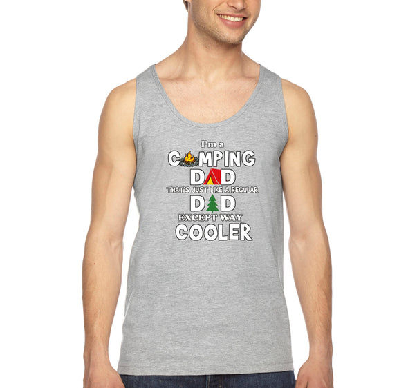 Free Shipping Men's I'm A Camping Dad Father's Day Tank-Top Funny Birthday Gift Husband Grandpa Grandfather Tee