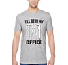 Free Shipping Men's I Will Be in My Office Mechanic Tools Dad Father's Day Crewneck Short Sleeve T-Shirt Funny Birthday Gift Husband Grandpa