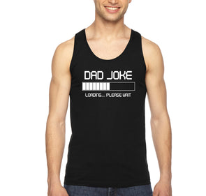 Free Shipping Men's Dad Joke Loading Dad Father's Day Tank-Top Funny Birthday Gift Husband Grandpa Grandfather Tee