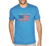 Free Shipping Men's American Dad Flag USA Father's Day Crewneck Short Sleeve T-Shirt Funny Birthday Gift Husband Grandpa Grandfather Tee