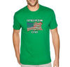 Free Shipping Men's American Dad Flag USA Father's Day Crewneck Short Sleeve T-Shirt Funny Birthday Gift Husband Grandpa Grandfather Tee