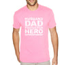Free Shipping Men's Husband Dad Protector Hero Father's Day Crewneck Short Sleeve T-Shirt Funny Birthday Gift Grandpa Grandfather