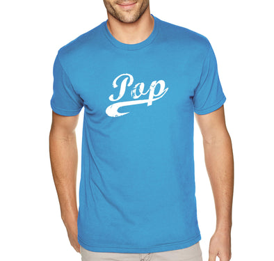 Free Shipping Men's Pop Dad Father's Day Crewneck Short Sleeve T-Shirt Funny Birthday Gift Husband Grandpa Grandfather Tee