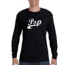 Free Shipping Men's Pop Dad Father's Day Long Sleeve T-Shirt Funny Birthday Gift Husband Grandpa Grandfather Tee