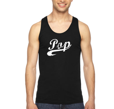 Free Shipping Men's Pop Dad Father's Day Tank-Top Funny Birthday Gift Husband Grandpa Grandfather Tee