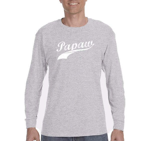 Free Shipping Men's Pop Papaw Dad Father's Day Long Sleeve T-Shirt Funny Birthday Gift Husband Grandpa Grandfather Tee