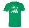 Free Shipping Men's Nana's Summer Camp Mother's Day Crewneck Short Sleeve T-Shirt Birthday Gift Spring Aunt Nana Mother Grandma Tee