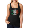 Free Shipping Women's Made in America Mexican Parts Pride Cinco De Mayo Spring Break Racer-back Tank-Top Birthday Gift  Summer Party