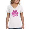 Free Shipping Women's Rescue Mom Cat Dog Animal Mother's Day V-Neck Short Sleeve T-Shirt Birthday Gift Aunt Nana Mother Grandma Tee